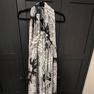 Paisley Halter Dress